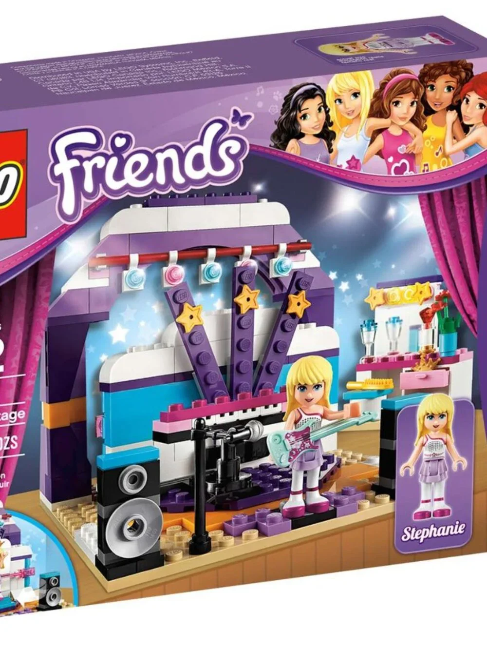 LEGO FRIENDS: Rehearsal Stage (41004) -full but one minifigure has been swapped